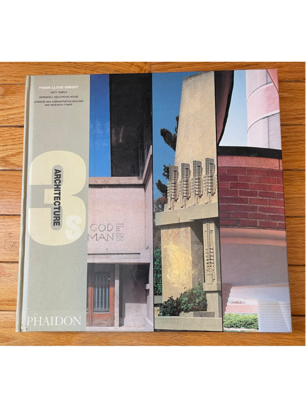 Phaidon Frank Lloyd Wright Architecture Coffee Table Book Grey Black